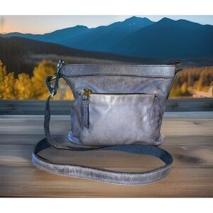 Fossil Purse Crossbody Leather‎ Blue